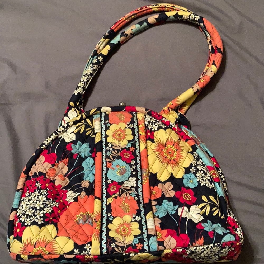 Vera Bradley kiss lock purse